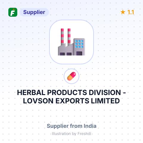 HERBAL PRODUCTS DIVISION - LOVSON EXPORTS LIMITED – summary card, no photo uploaded yet