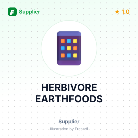 HERBIVORE EARTHFOODS – summary card, no photo uploaded yet