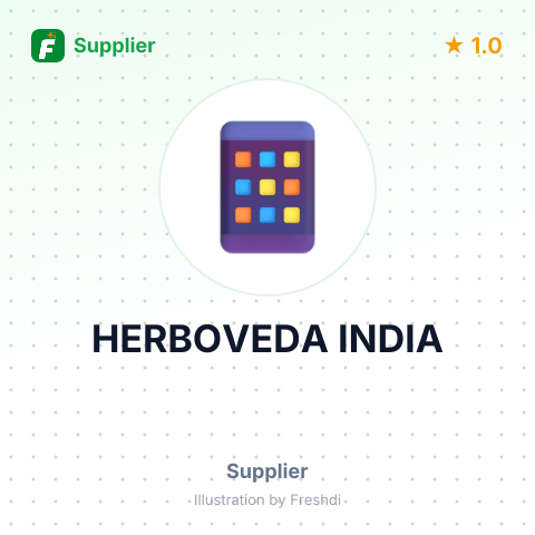 HERBOVEDA INDIA – summary card, no photo uploaded yet