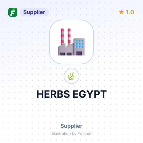 HERBS EGYPT – summary card, no photo uploaded yet