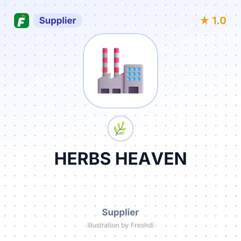HERBS HEAVEN – summary card, no photo uploaded yet