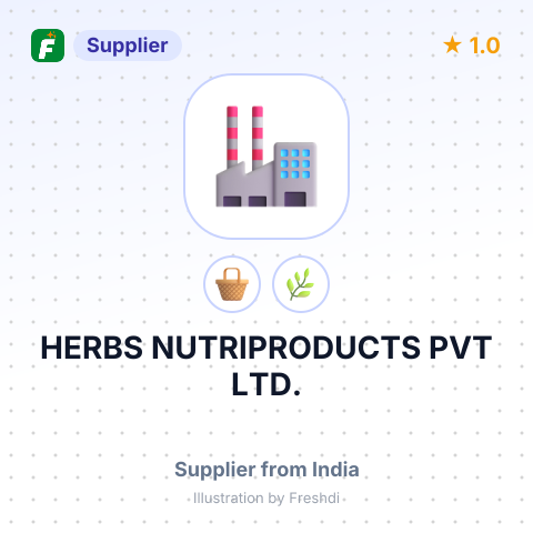 HERBS NUTRIPRODUCTS PVT LTD. – summary card, no photo uploaded yet