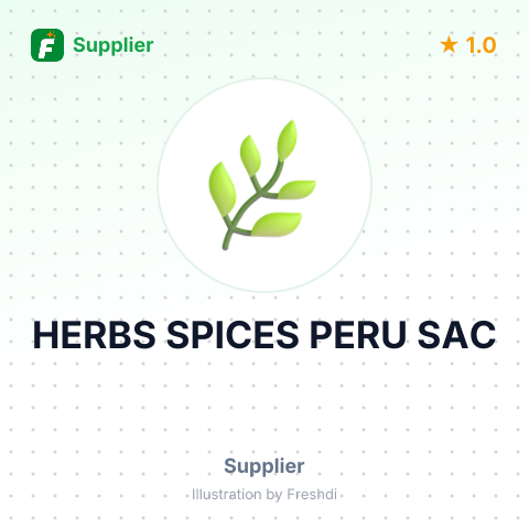 HERBS SPICES PERU SAC – summary card, no photo uploaded yet