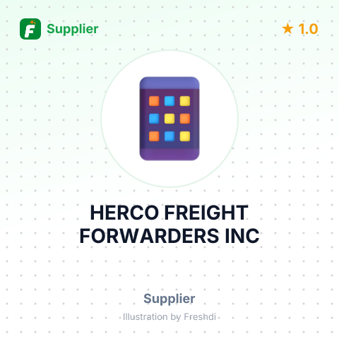 HERCO FREIGHT FORWARDERS INC – summary card, no photo uploaded yet