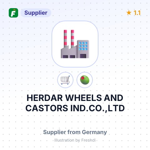 HERDAR WHEELS AND CASTORS IND.CO.,LTD – summary card, no photo uploaded yet