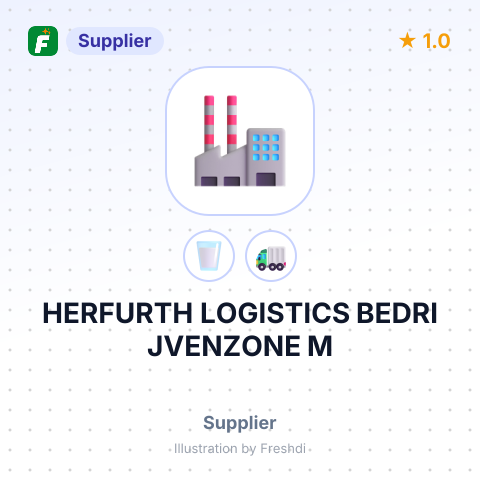 HERFURTH LOGISTICS BEDRI JVENZONE M – summary card, no photo uploaded yet