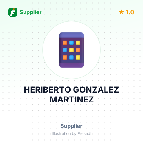 HERIBERTO GONZALEZ MARTINEZ – summary card, no photo uploaded yet