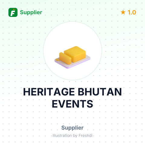 HERITAGE BHUTAN EVENTS – summary card, no photo uploaded yet