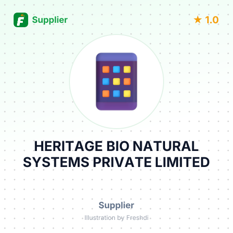 HERITAGE BIO NATURAL SYSTEMS PRIVATE LIMITED – summary card, no photo uploaded yet