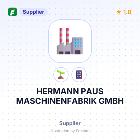 HERMANN PAUS MASCHINENFABRIK GMBH – summary card, no photo uploaded yet
