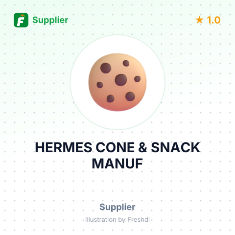 HERMES CONE & SNACK MANUF – summary card, no photo uploaded yet