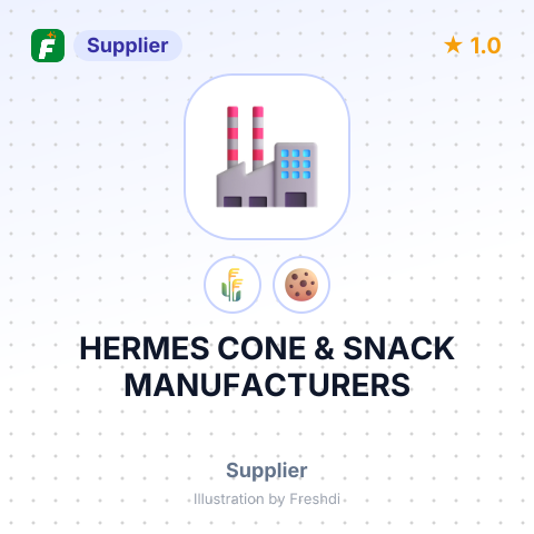 HERMES CONE & SNACK MANUFACTURERS – summary card, no photo uploaded yet