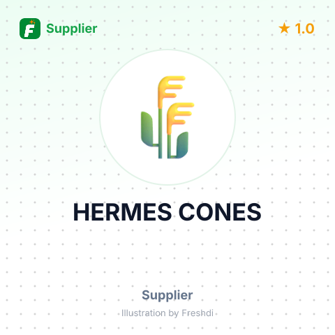 HERMES CONES – summary card, no photo uploaded yet