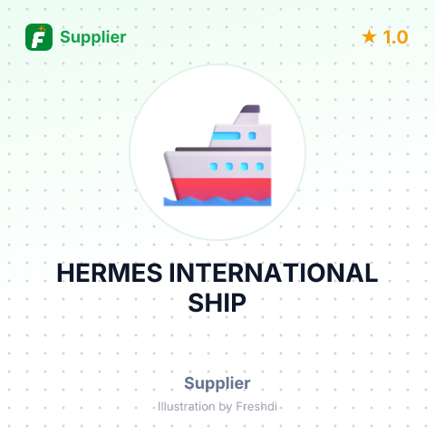 HERMES INTERNATIONAL SHIP – summary card, no photo uploaded yet