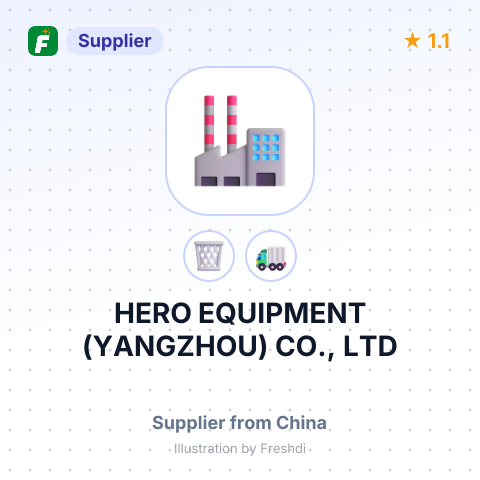 HERO EQUIPMENT (YANGZHOU) CO., LTD – summary card, no photo uploaded yet