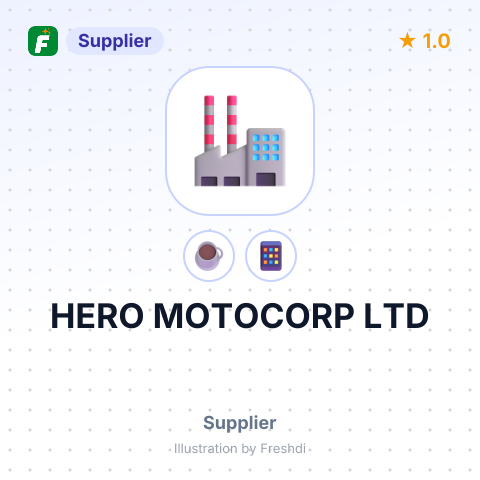 HERO MOTOCORP LTD – summary card, no photo uploaded yet