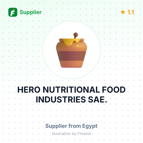 HERO NUTRITIONAL FOOD INDUSTRIES SAE. – summary card, no photo uploaded yet