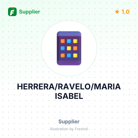 HERRERA/RAVELO/MARIA ISABEL – summary card, no photo uploaded yet