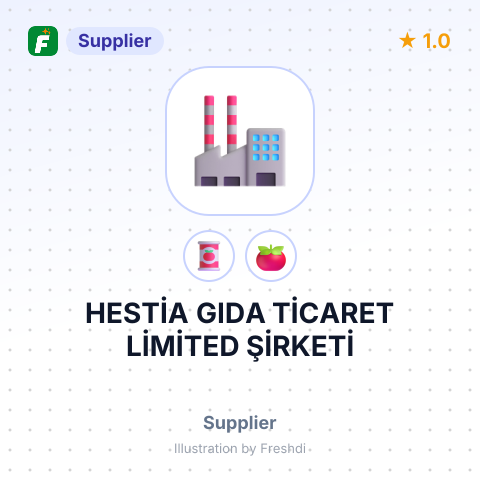 HESTİA GIDA TİCARET LİMİTED ŞİRKETİ – summary card, no photo uploaded yet