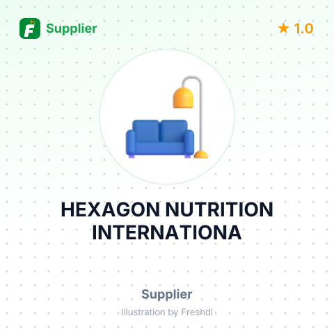 HEXAGON NUTRITION INTERNATIONA – summary card, no photo uploaded yet