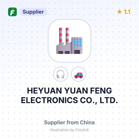 HEYUAN YUAN FENG ELECTRONICS CO., LTD. – summary card, no photo uploaded yet