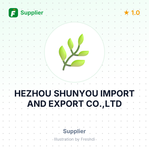 HEZHOU SHUNYOU IMPORT AND EXPORT CO.,LTD – summary card, no photo uploaded yet