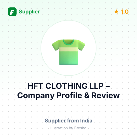HFT CLOTHING LLP – summary card, no photo uploaded yet