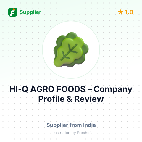 HI-Q AGRO FOODS – summary card, no photo uploaded yet