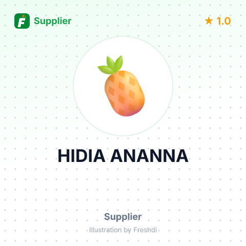 HIDIA ANANNA – summary card, no photo uploaded yet