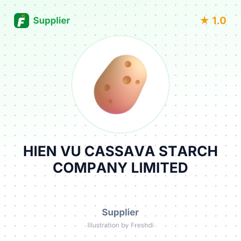 HIEN VU CASSAVA STARCH COMPANY LIMITED – summary card, no photo uploaded yet
