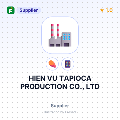 HIEN VU TAPIOCA PRODUCTION CO., LTD – summary card, no photo uploaded yet
