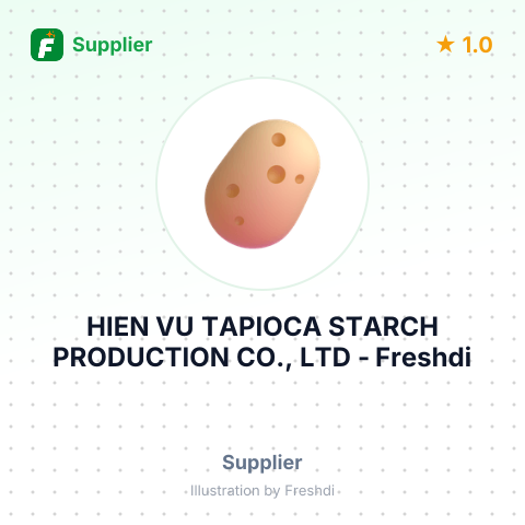 HIEN VU TAPIOCA STARCH PRODUCTION CO., LTD – summary card, no photo uploaded yet