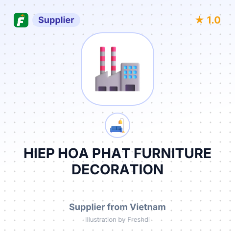 HIEP HOA PHAT FURNITURE DECORATION – summary card, no photo uploaded yet