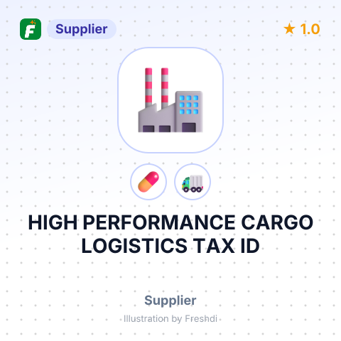 HIGH PERFORMANCE CARGO LOGISTICS TAX ID – summary card, no photo uploaded yet
