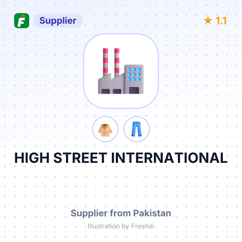 HIGH STREET INTERNATIONAL – summary card, no photo uploaded yet