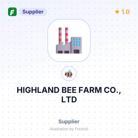 HIGHLAND BEE FARM CO., LTD – summary card, no photo uploaded yet