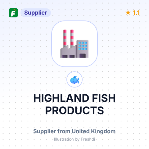 HIGHLAND FISH PRODUCTS – summary card, no photo uploaded yet