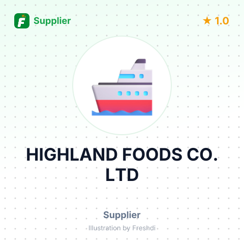 HIGHLAND FOODS CO. LTD – summary card, no photo uploaded yet