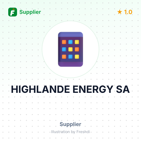 HIGHLANDE ENERGY SA – summary card, no photo uploaded yet
