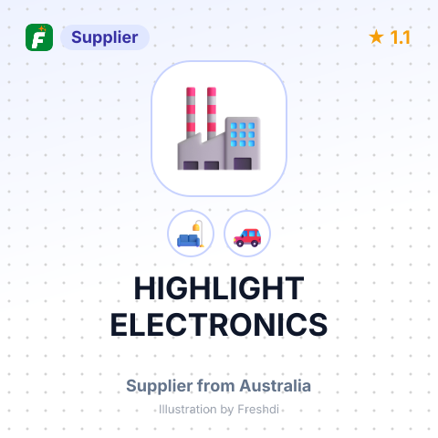 HIGHLIGHT ELECTRONICS – summary card, no photo uploaded yet