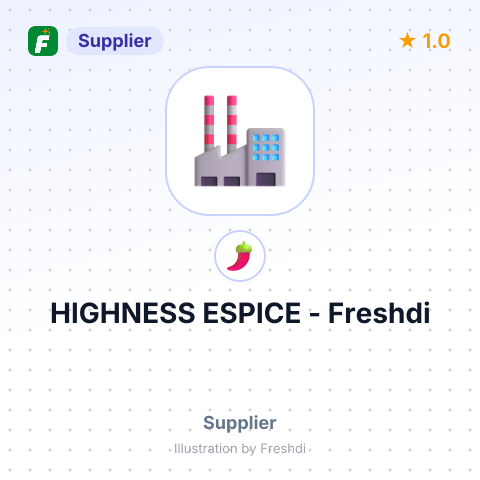 HIGHNESS ESPICE – summary card, no photo uploaded yet