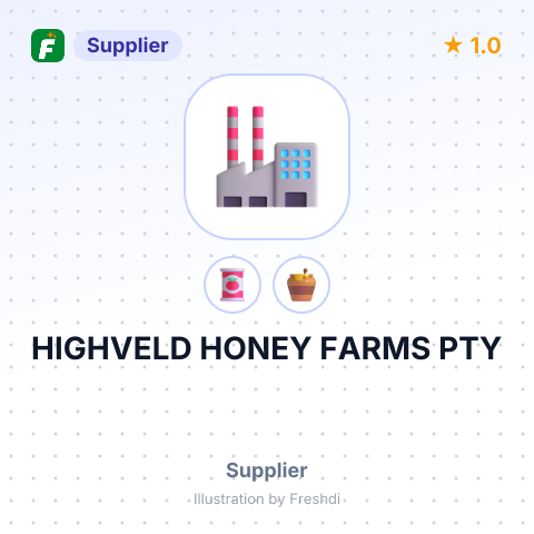 HIGHVELD HONEY FARMS PTY – summary card, no photo uploaded yet
