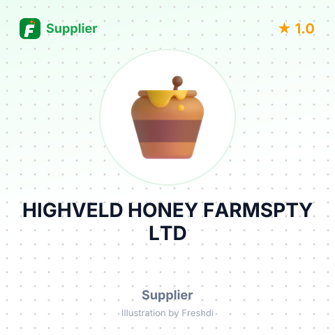 HIGHVELD HONEY FARMSPTY LTD – summary card, no photo uploaded yet