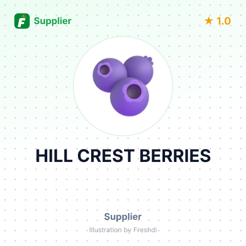 HILL CREST BERRIES – summary card, no photo uploaded yet