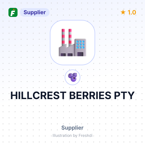 HILLCREST BERRIES PTY – summary card, no photo uploaded yet