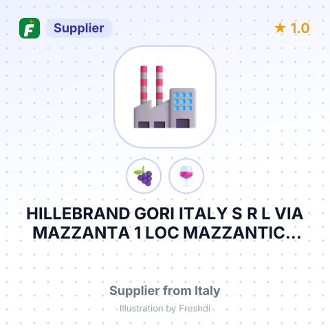 HILLEBRAND GORI ITALY S R L VIA MAZZANTA 1 LOC MAZZANTICA OPPEANO VR – summary card, no photo uploaded yet