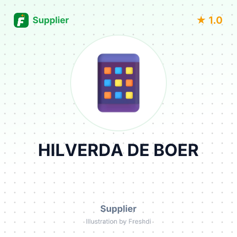 HILVERDA DE BOER – summary card, no photo uploaded yet