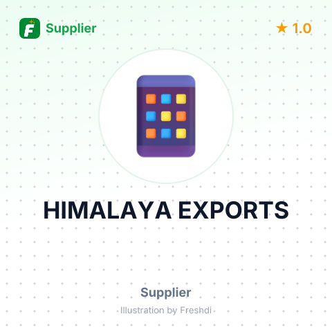 HIMALAYA EXPORTS – summary card, no photo uploaded yet