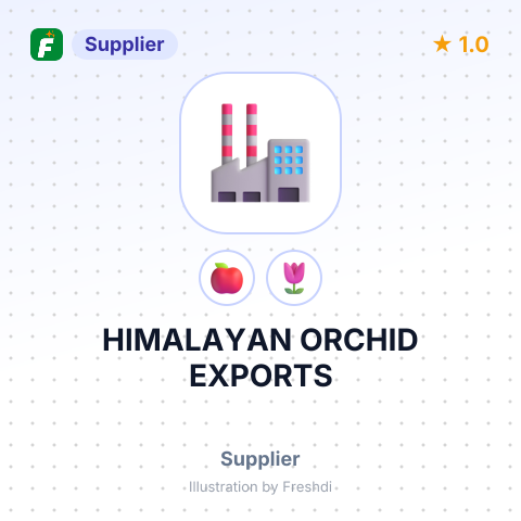 HIMALAYAN ORCHID EXPORTS – summary card, no photo uploaded yet