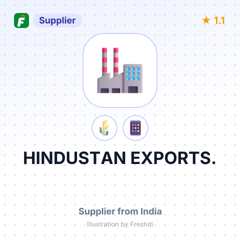 HINDUSTAN EXPORTS. – summary card, no photo uploaded yet